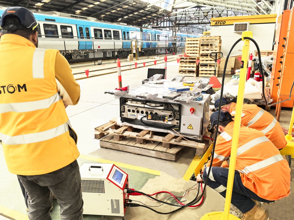 与澳洲大型企业Alstom（阿尔斯通...